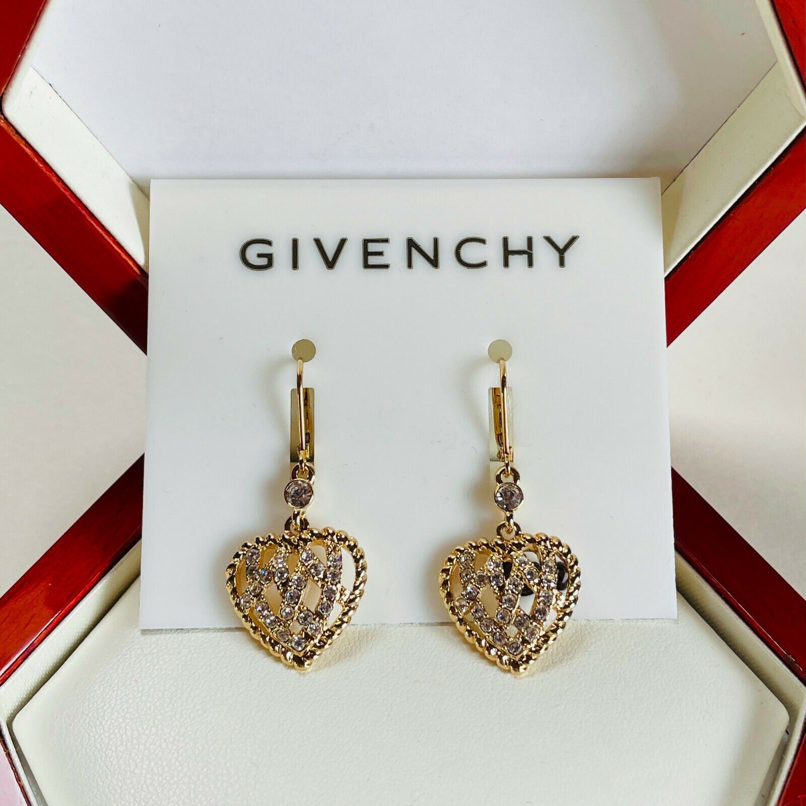 Givenchy - Vintage heart door knocker gold earrings - 4element